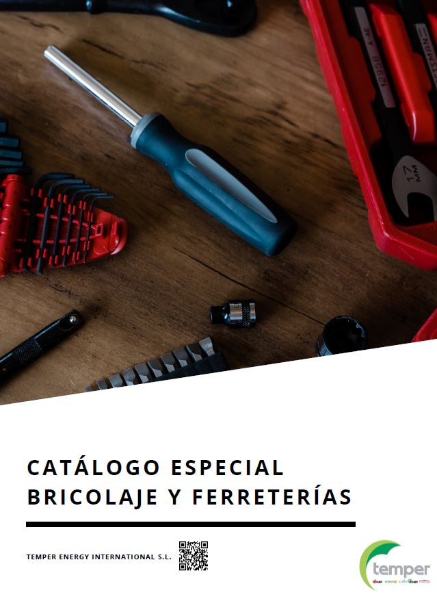 Catálogo mostrando todas nuestras soluciones especiales para bricolaje y ferreterías